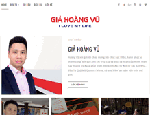 Tablet Screenshot of giahoangvu.com